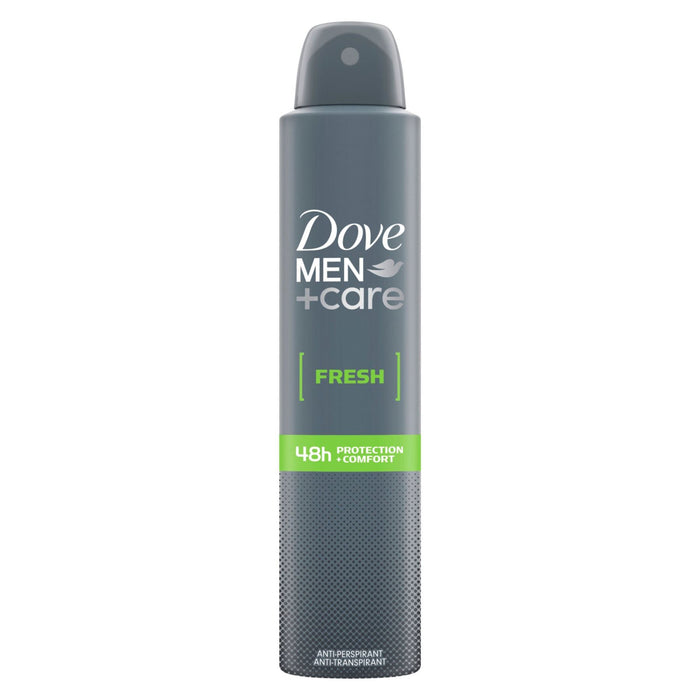 Dove Men+Care Fresh Antiperspirant Aerosol Deodorant Spray (200ml)
