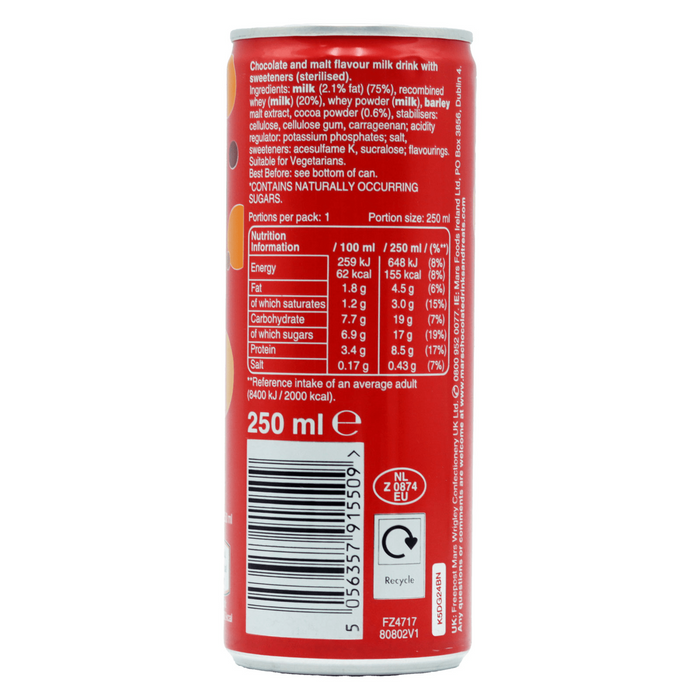 Maltesers Chocolate Milk Drink (12 x 250ml)