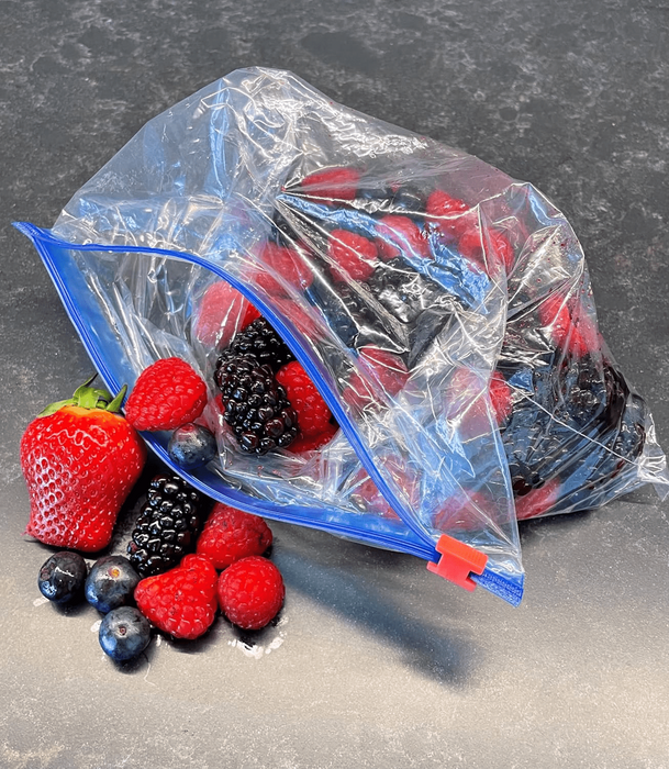 Tidyz Extra Strong Slide Zip Freezer Bags, 12 Pack