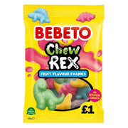Bebeto Chew Rex Fruit & Bubble Gum Flavour Foamies (10 x 130g) - image 2