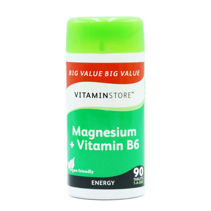 Vitamin Store Magnesium Vitamin B6 Tablets 90's