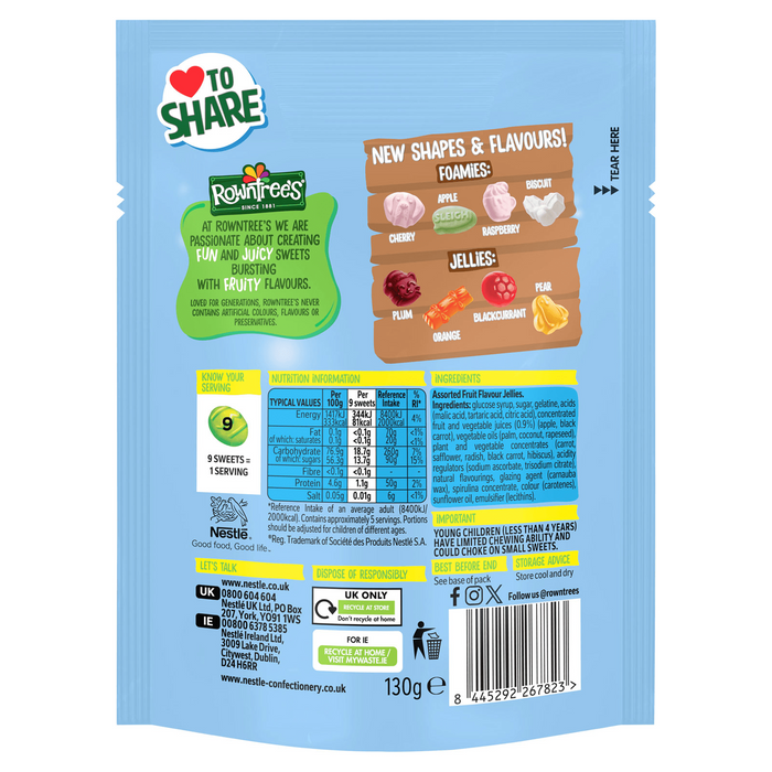 Rowntree's Randoms Sleigh-tastic Festive Sweets (9 x 130g)