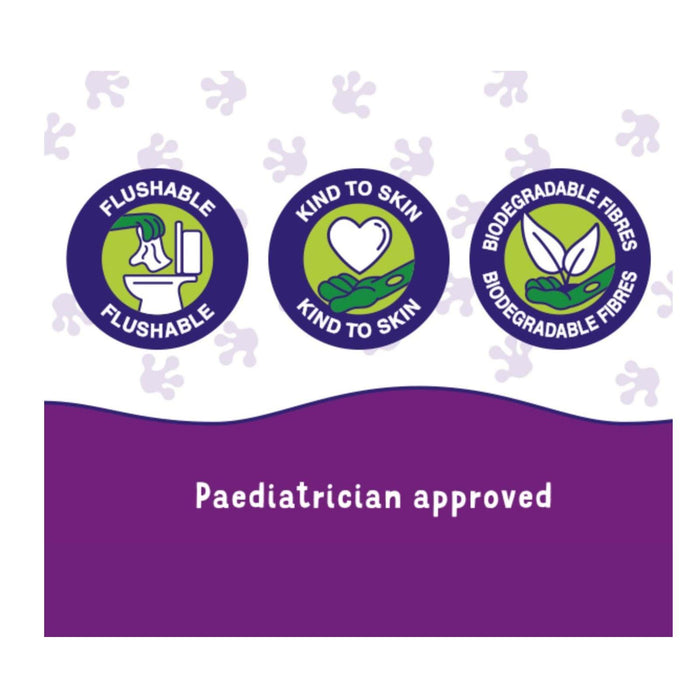 Kandoo Melon Flushable Moist Toilet Wipes 60's (Box of 12)