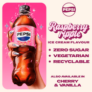 Pepsi Raspberry Ripple Flavour Zero Sugar Bottle (12 x 500ml) - image 3