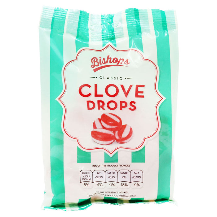 Bishops Clove Drops 150g (Box of 30)