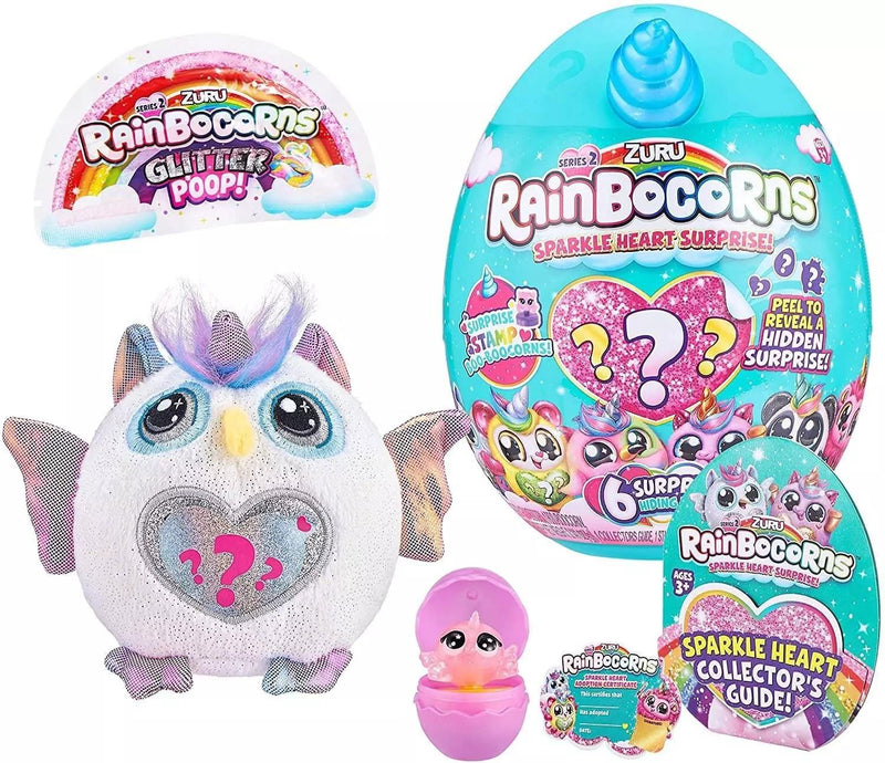 Rainbocorns Sparkle Heart Surprise Series 2 Plush