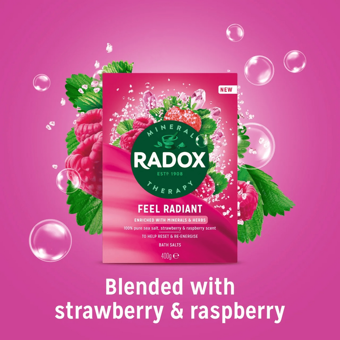 Radox Feel Radiant Bath Salt (400g)