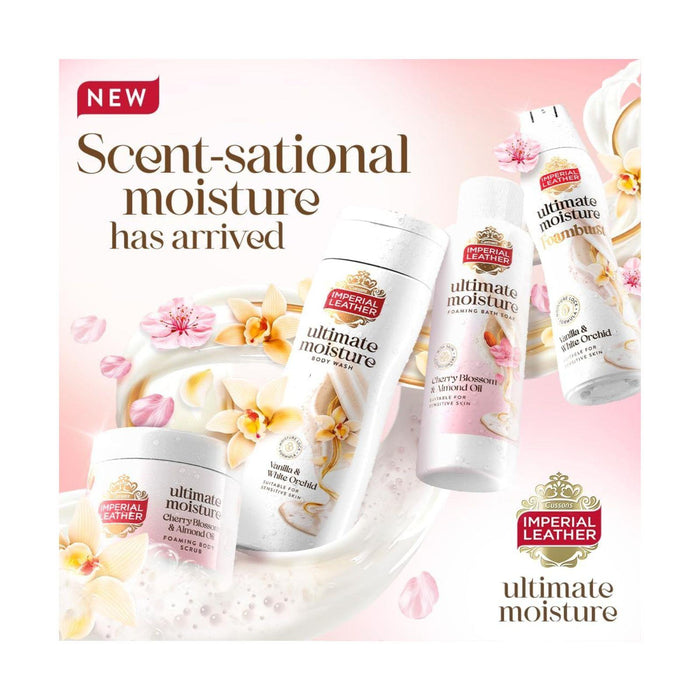 Imperial Leather Ultimate Moisture Cherry Blossom & Almond Oil Body Wash, 225ml