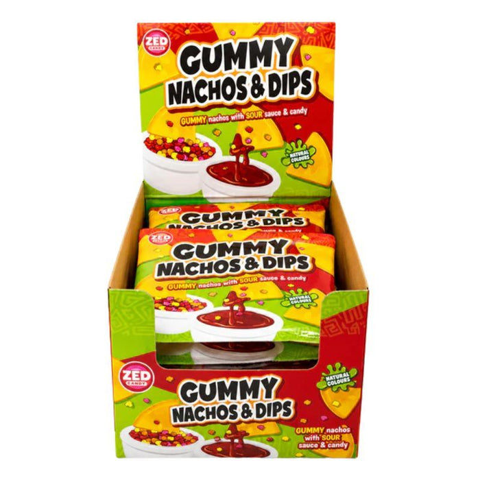 Zed Candy Gummy Nachos & Dips (12 x 51g)