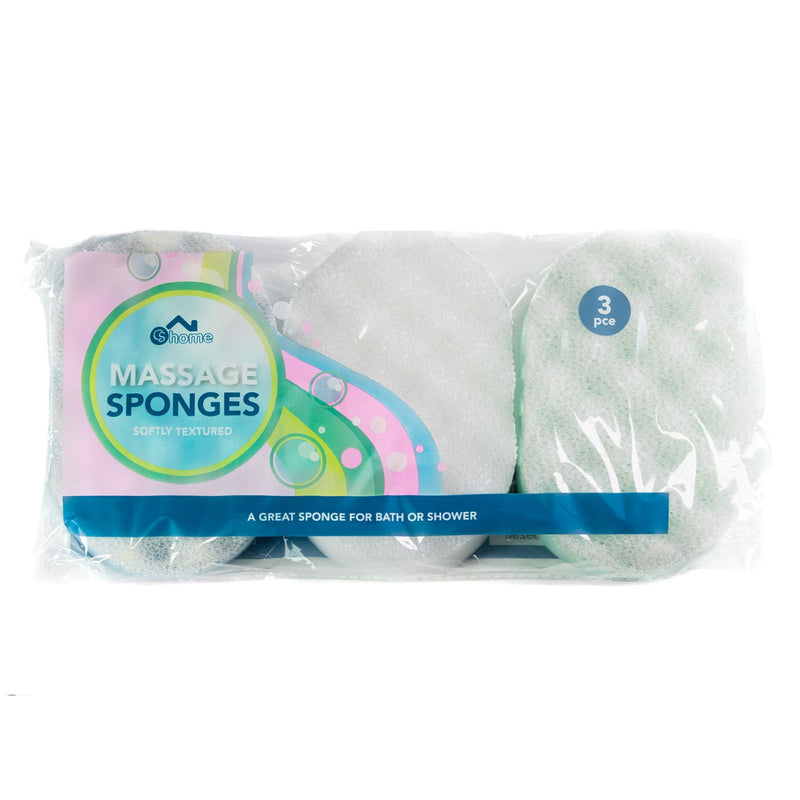 CS Home Massage Sponge 3 Pack