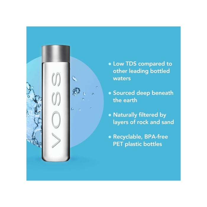 Voss PET Artesian Still Water Bottle 500 ml (Box of 24)