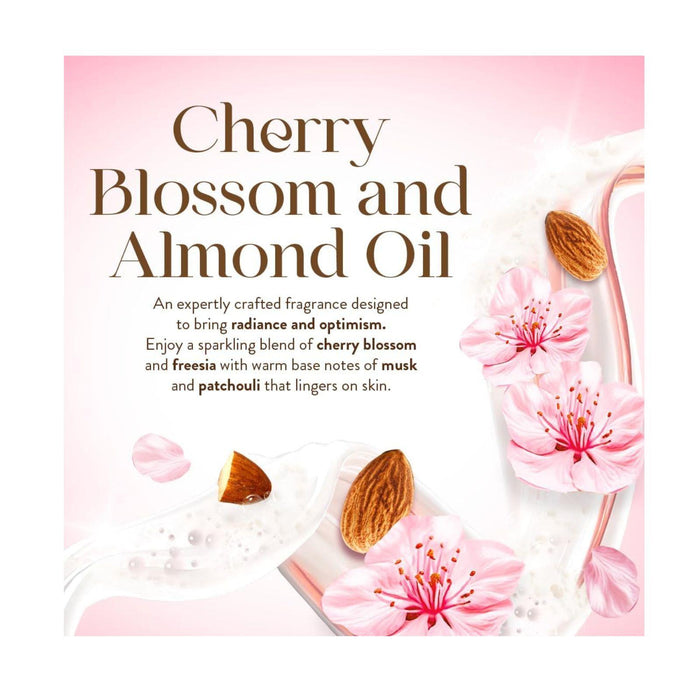 Imperial Leather Ultimate Moisture Cherry Blossom & Almond Oil Foaming Exfoliating Body Scrub, 225ml