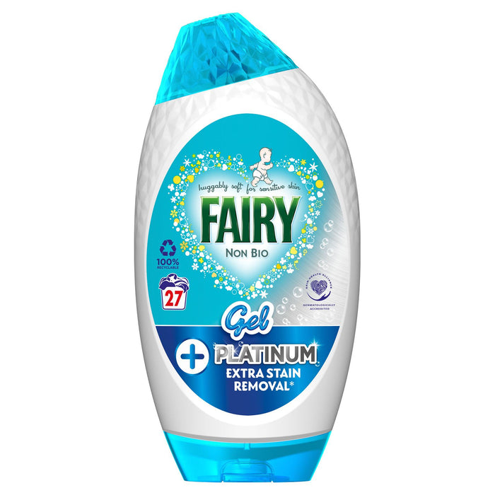 Fairy Platinum Non Bio Gel 27 Washes 945 ml