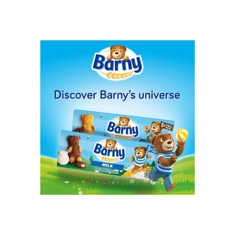7 x Barny Milk Soft Baked Kids Sponge Bears 5 Packs 125g - image 6