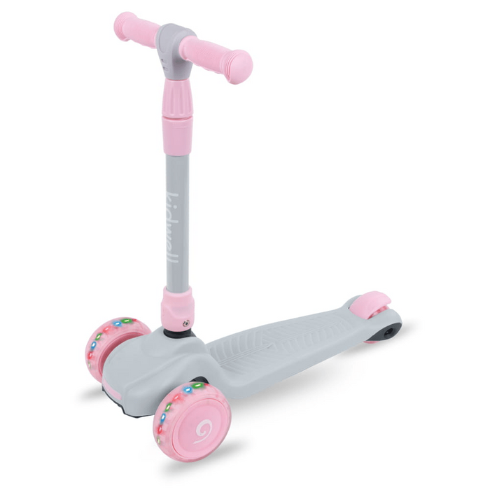 Kidwell 3 Wheeled Light Up Balance Scooter Jax (Gray/Pink)