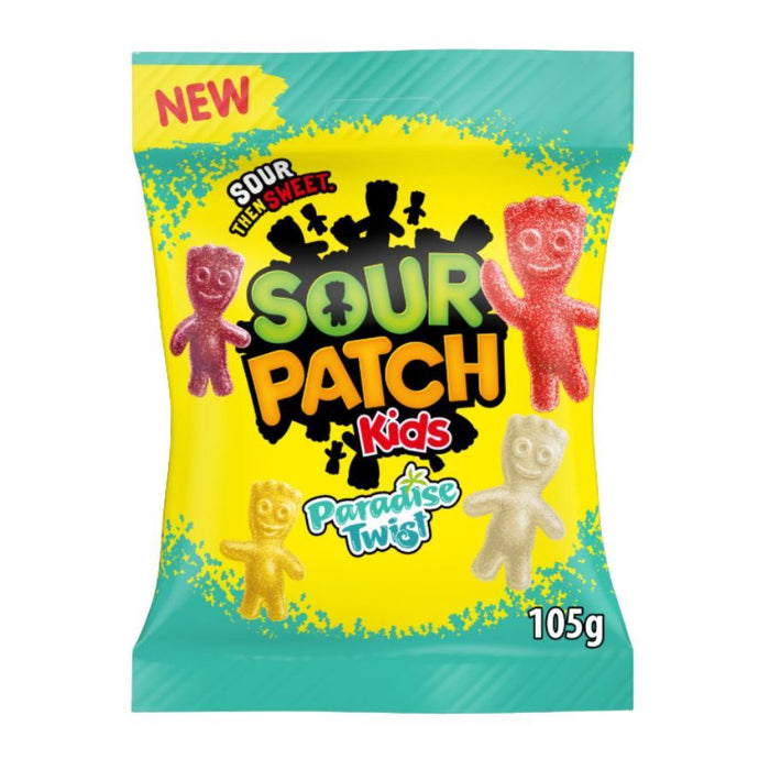 Sour Patch Kids Paradise Twist Tropical Flavour Sweets (10 x 105g)