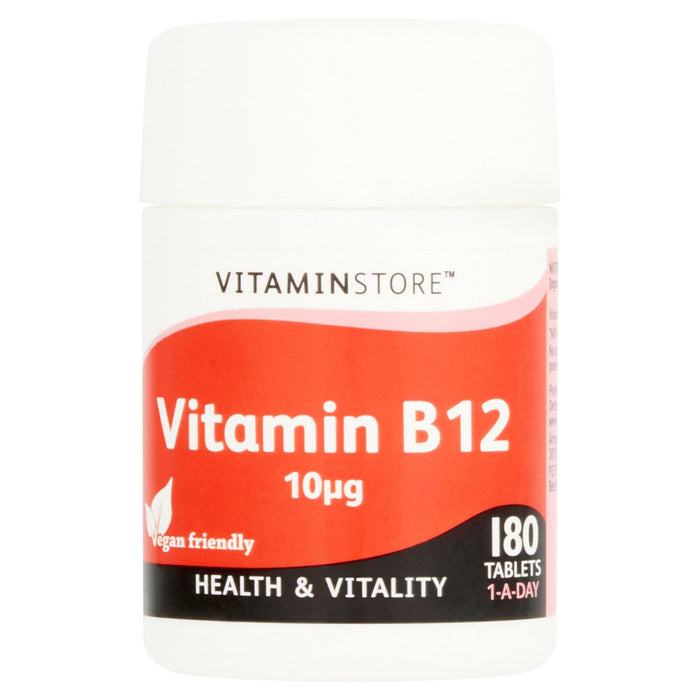 Vitamin Store B12 10ug Tablets 180's