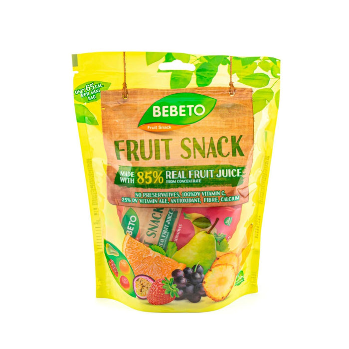 Bebeto Fruit Snacks  7 Pack 105g (Box of 18)