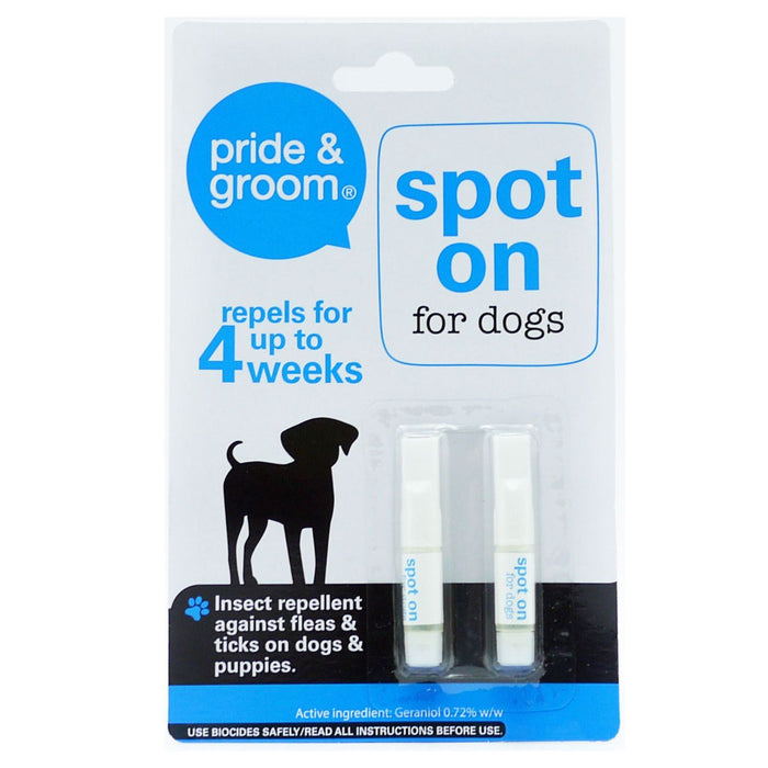 PRIDE & GROOM FOR DOGS SPOT ON