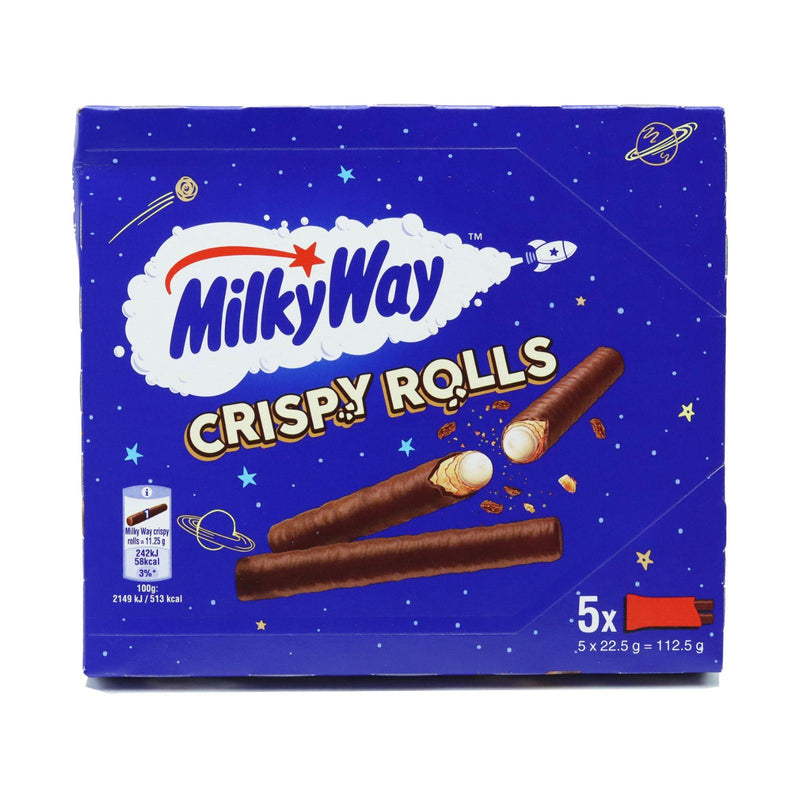 14x Milky Way Milk Chocolate Crispy Rolls 5 pack 112.5g - image 2