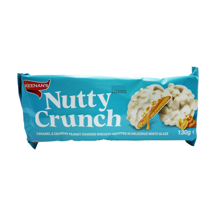 Keenans Nutty Crunch White 130 grams ( Box of 21)