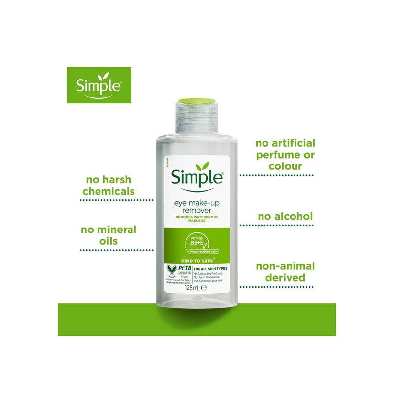Simple Kind To Eyes Eye Make Up Remover 125 ml - image 2