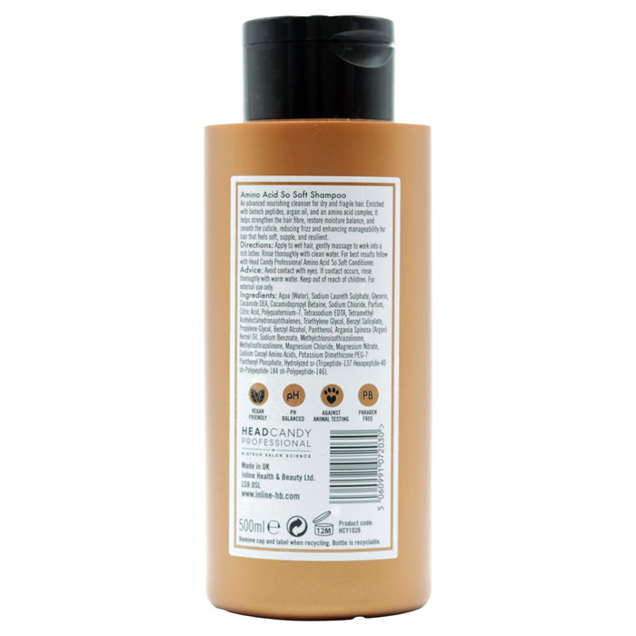 Head Candy Professional Amino Acid So Soft Shampoo (500ml)