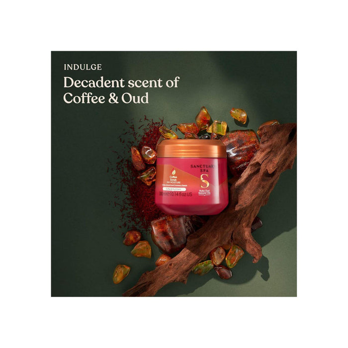 Sanctuary Spa Ruby Oud Coffee Body Scrub 300g