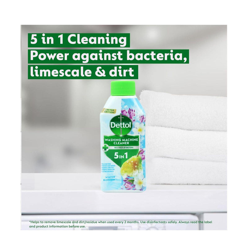 Dettol Antibacterial Washing Machine Cleaner Winter Blossom 250ml - image 5