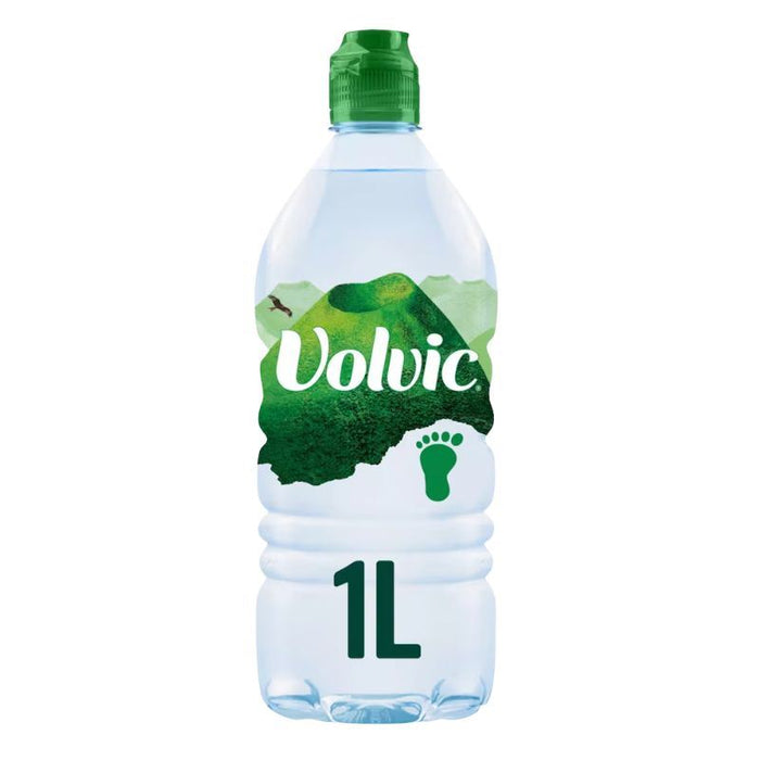 Volvic Natural Bottled Mineral Still Water (12 x 1L)