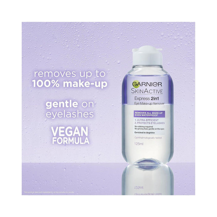 Garnier Skin Active 2 in1 Eye Make Up Remover 125ml