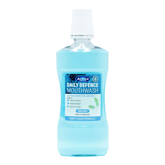 Beauty Formulas Active Daily Defence Mild Mint Mouthwash (500ml)