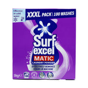 Surf Excel Matic Laundry Detergent Powder XXL 100 Washes, 5kg
