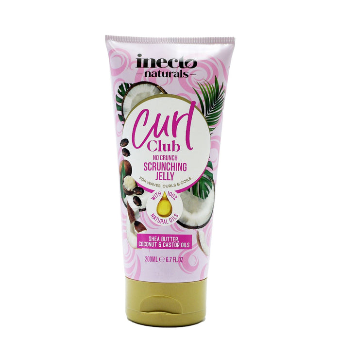 Inecto Naturals Curl Club No Crunch Scrunching Jelly 200ml.