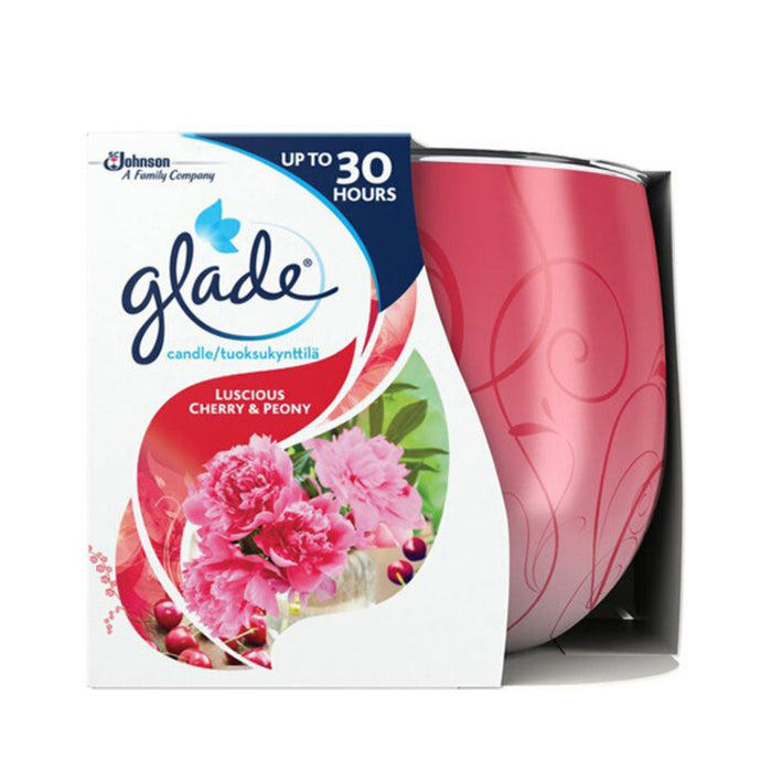 Glade Scented Candle Luscious Cherry & Peony 120g