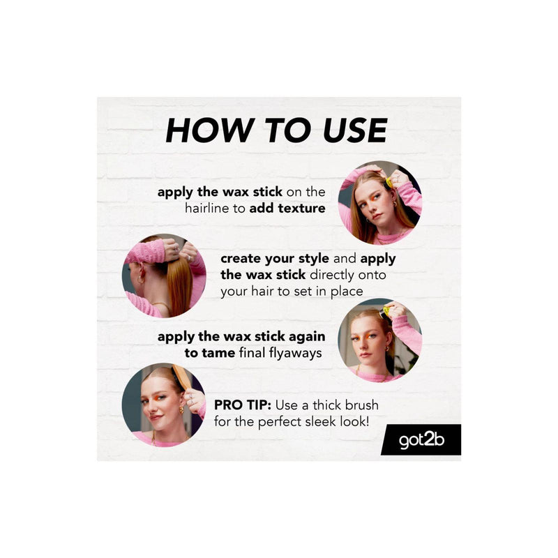 Got2b  Glued Wax Stick, Long-Lasting Styling Wax Stick, 50g - image 6