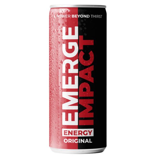 Emerge Impact Original (24 x 250ml) - Great Tasting Energy Drink