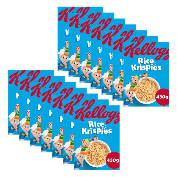 Kellogg's Rice Krispies Breakfast Cereal (14 x 430g)