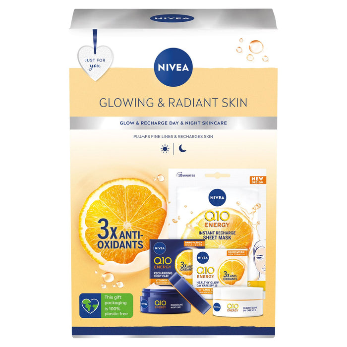 NIVEA Glowing & Radiant Skin Gift Set 3 Pieces