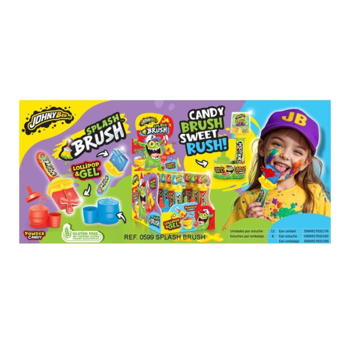 Johny Bee Splash Brush 50g (Box of 12)