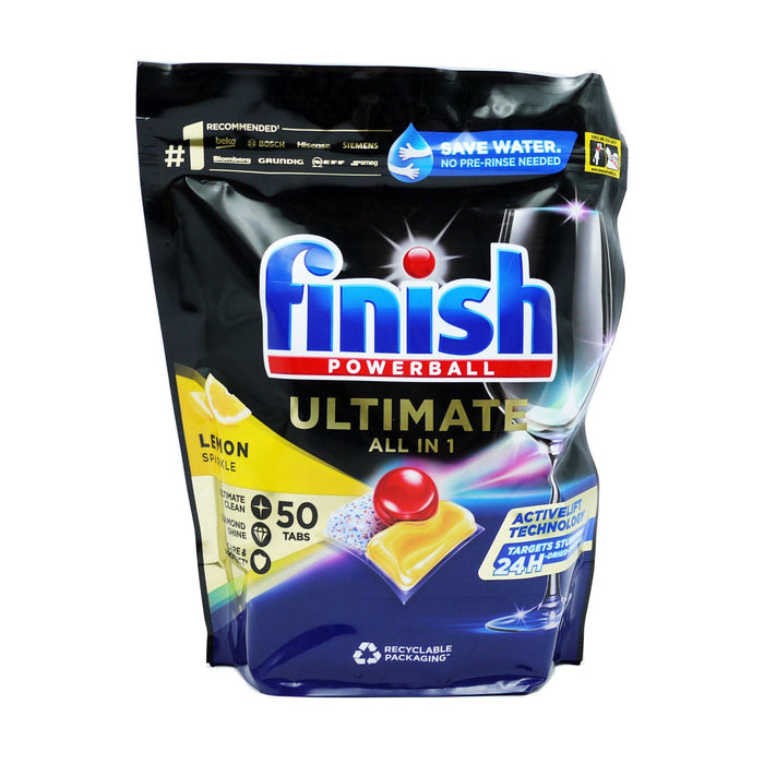 Finish Dishwasher Tablets Powerball Ultimate 50 Tablets