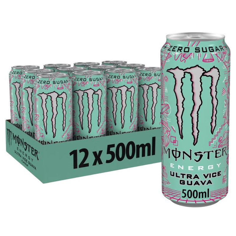 Monster Energy Zero Sugar Ultra Vice Guava (12 x 500ml)