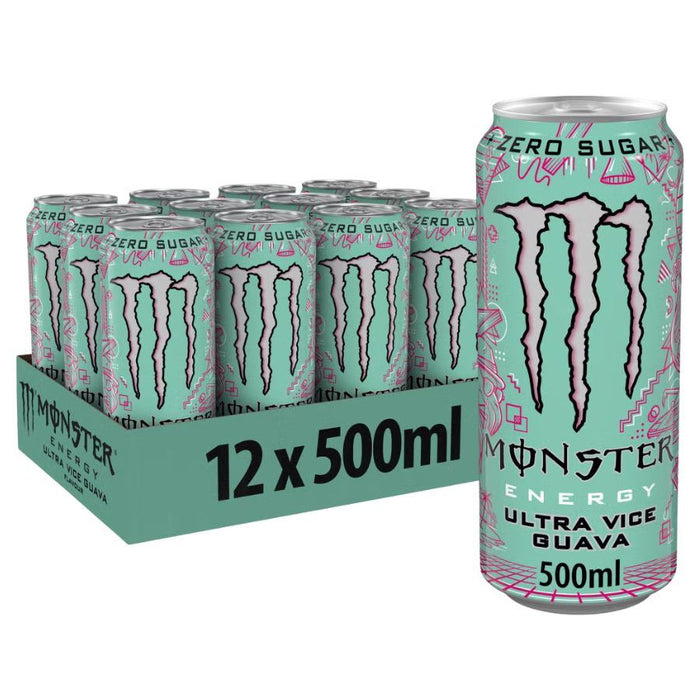 Monster Energy Zero Sugar Ultra Vice Guava (12 x 500ml)