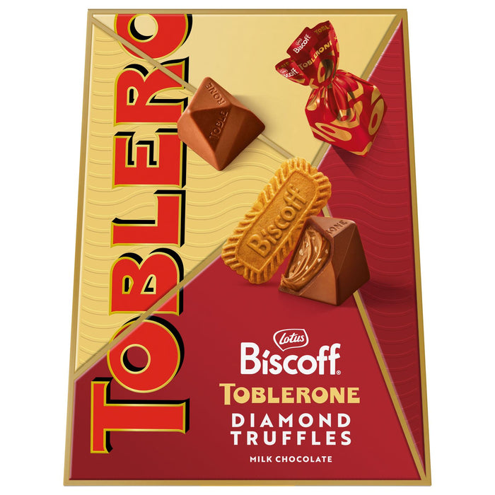 Toblerone Biscoff Diamond Truffles Milk Chocolate (8 x 180g)