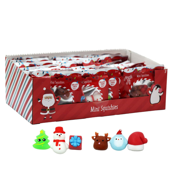 48 x Christmas Mini Squishes, 3 Pack