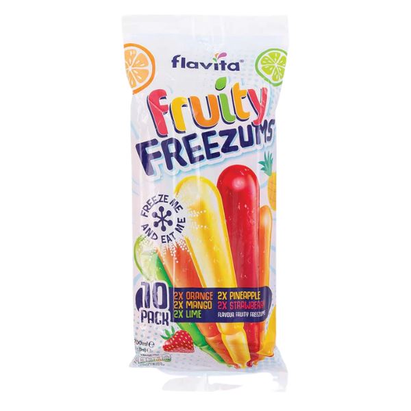Flavita Fruity Freezums, 10 Pack, (12 x 700ml)