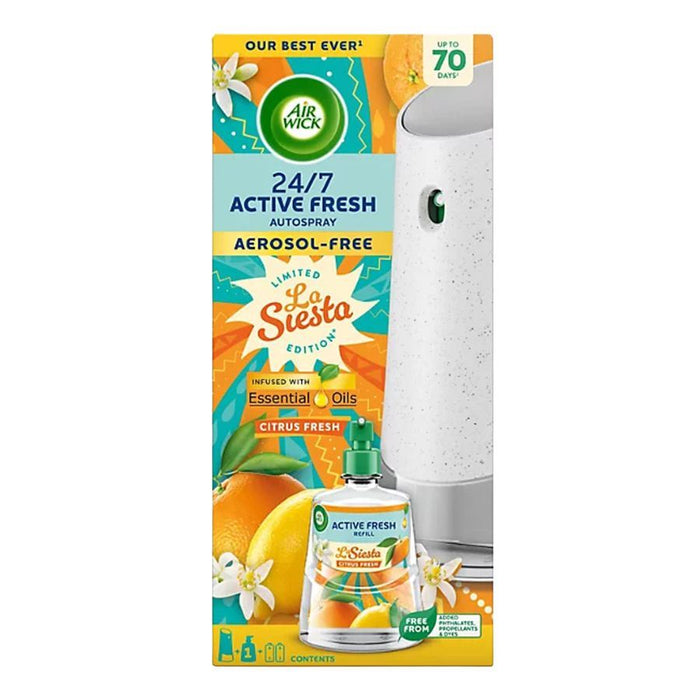 Air Wick 24/7 Active Fresh Unit La Siesta Citrus Fresh (228ml)