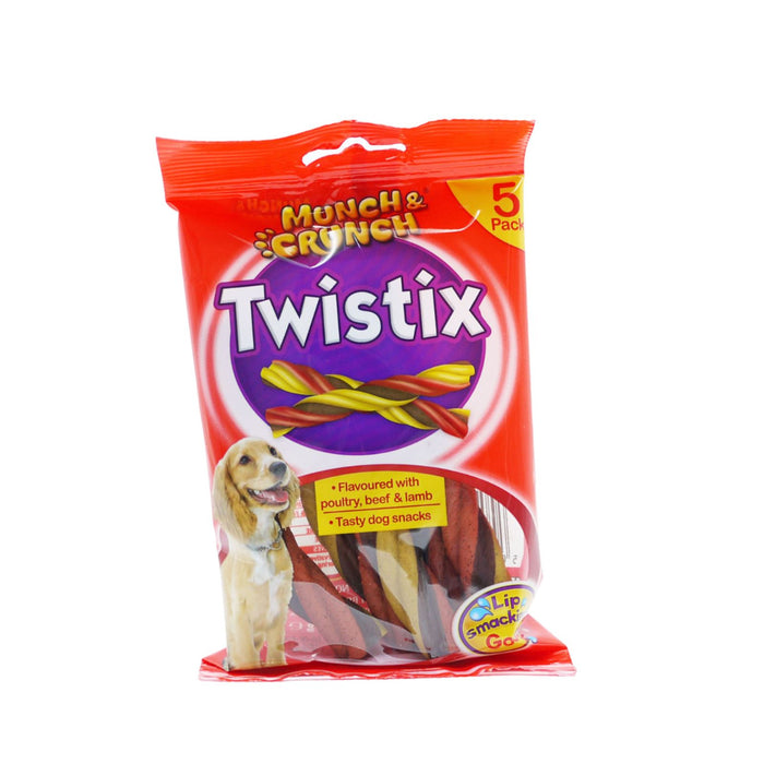 Munch & Crunch Dog Twistix Pack of 5 (Box of 18)