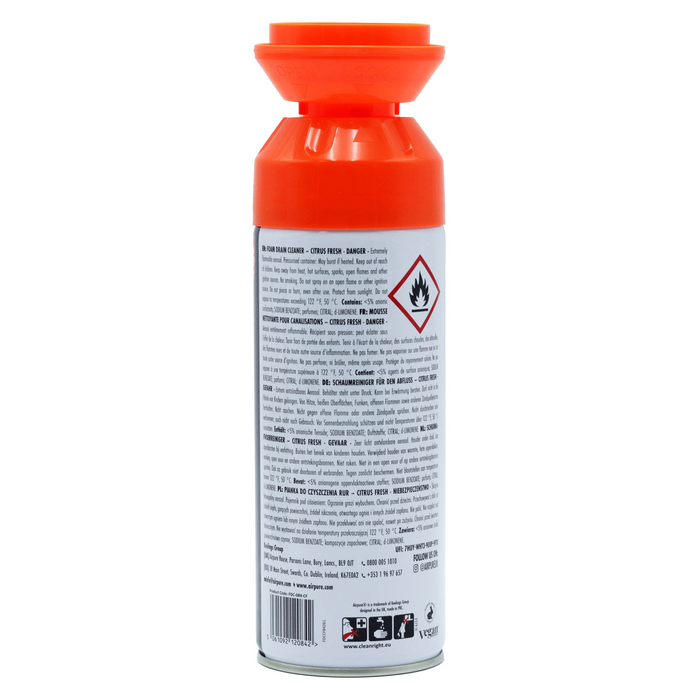 AirPure Foam Drain & Pipe Cleaner Citrus Fresh (400ml)