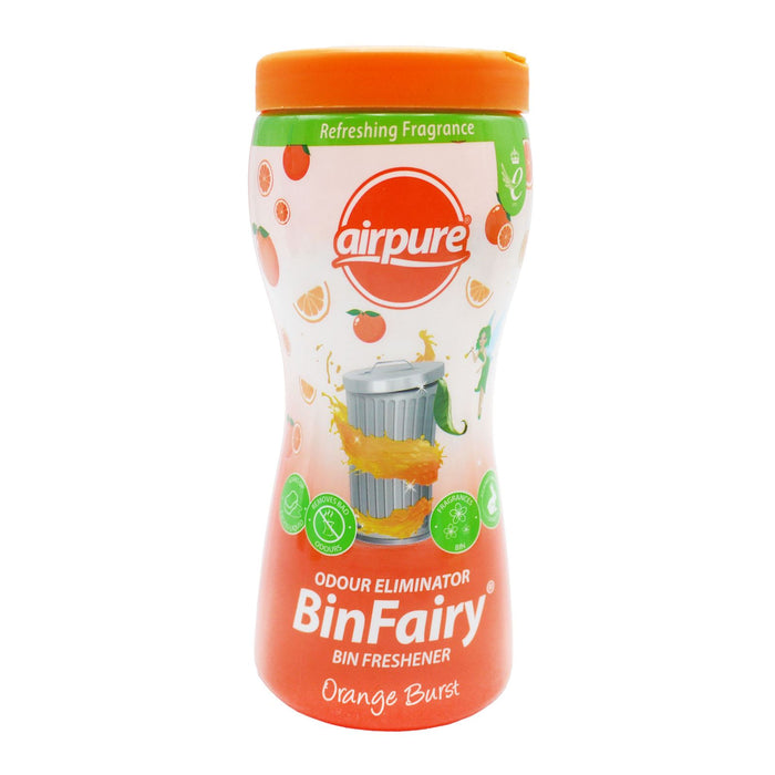 Airpure Bin Fairy Freshener Odour Eliminator Orange Burst 500g